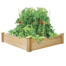 Cedar Raised Garden Bed (Size: Small)