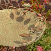 Set of 3 Frosted Gold Iron Birdbaths