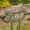 Set of 2 Tall Iron Basket Plant Stands