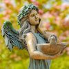 Angel Statue with Birdbath "Jazmin"