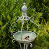 Birdbath with Ceramic Sailor Ball Accent "Mizu"