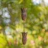 XLong Antique Bronze Rain Chain in Fun Shapes