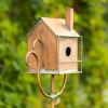 Birdhouse Garden Stake in Antique Copper and Varying Styles