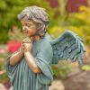 "Taylor" the Magnesium Angel Statue Praying