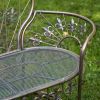 Garden Bench with Curved Back "Paris 1968"