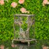 Rectangular Glass Butterfly Lanterns