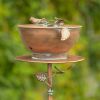 Birdhouse Garden Stake in Antique Copper and Varying Styles