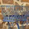 Set of 2 Elegant Iron Oval Basket Plant Stands "Odesa 1794"