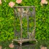 Rectangular Glass Butterfly Lanterns