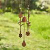 Hanging Birdhouse with Wind Chime and Varying House Styles