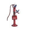 Old Style Iron Water Pump with "Merry Christmas" Sign and Birds