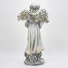 "Sopia" the Magnesium Angel Statue Holding Bouquet